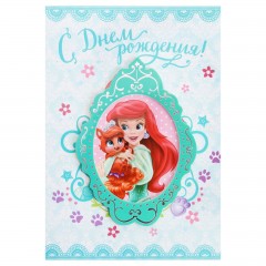 Открытка с магнитом «Ариэль с питомцем» - Фото 1