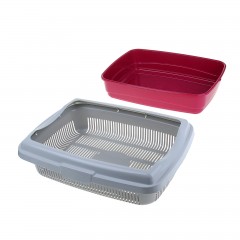 Лоток с сеткой и бортиком, цвет в ассортименте - Фото 3