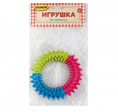 Игрушка резиновая жевательная «Кусочек счастья», 9,5 см, цвет в ассортименте - Фото 1