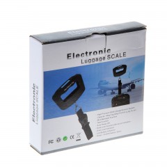 Весы электронные портативные, до 50 кг, чёрные - Фото 1