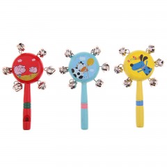 Погремушка с бубенцами «Весёлые зверушки», в ассортименте - Фото 1