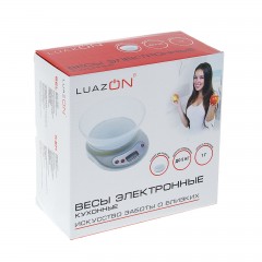 Весы электронные кухонные, до 5 кг, цвет в ассортименте - Фото 2