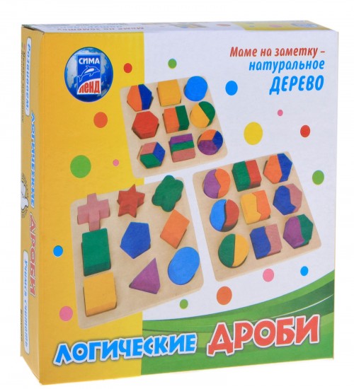 Головоломка «Логические фигуры», набор 3 штуки