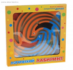 Лабиринт логический с магнитными шариками «Птицы» - Фото 1