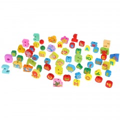 Шнуровка в банке «Мы познаем мир», 60 элементов, цвет в ассортименте - Фото 3