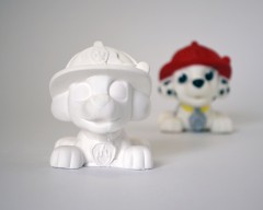 Гипсовая фигурка для раскрашивания «Щеночек Пожарный» - Фото 2