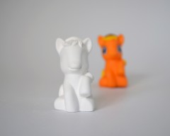 Гипсовая фигурка для раскрашивания «Пони Яблочко» - Фото 2