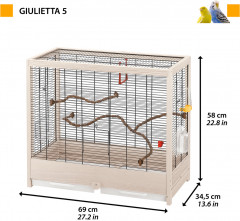 Клетка для птиц «Giulietta 5» - Фото 1