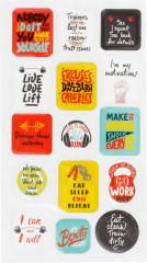 Наклейки гелевые «Motivation» - Фото 1