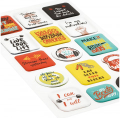 Наклейки гелевые «Motivation» - Фото 2