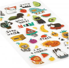 Наклейки гелевые «Jucy cats» - Фото 2