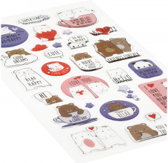 Наклейки гелевые «Beary beary» - Фото 2