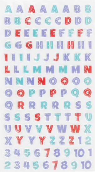 Наклейки «Alphabet»