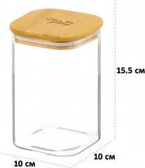 Набор банок для хранения с крышками «Crystal glass» - Фото 2