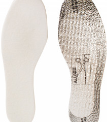 Стельки зимние  Alu Insole (шерсть/фольга, размер 36-46) - Фото 2