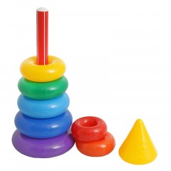 Пирамидка, 7 колец с конусом - Фото 2