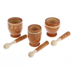 Ступка с толкушкой, в ассортименте - Фото 1