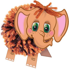 Набор для творчества «Мамонтёнок из помпона» - Фото 1