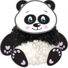 Набор для творчества «Панда из помпона» - Фото 1