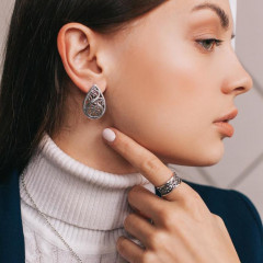 Серьги «Капель» - Фото 1