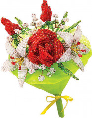 Набор для изготовления букета «Розы и лилии» - Фото 1