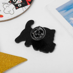 Значок «Кошка с котёнком» - Фото 1