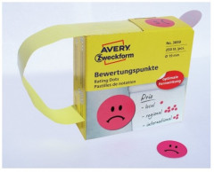 Этикетки-точки самоклеящиеся «Грустный смайлик» - Фото 3