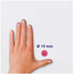 Этикетки-точки самоклеящиеся «Грустный смайлик» - Фото 4