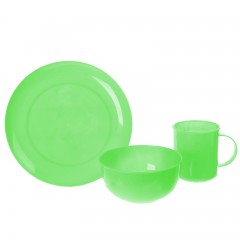 Набор для пикника «Лето всегда!» на 6 персон, цвет салатовый - Фото 2