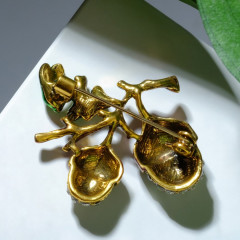 Брошь «Желуди» - Фото 1