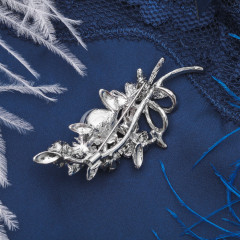 Брошь «Букет с жемчугом» - Фото 1