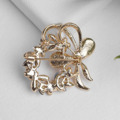 Брошь «Жемчужный венок» - Фото 2