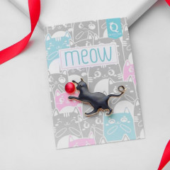 Брошь «Котенок» - Фото 2