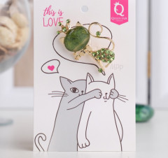 Брошь «Кошечка» - Фото 1