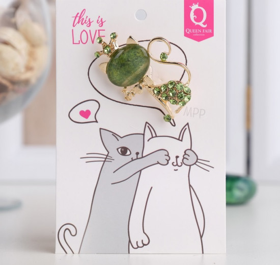 Брошь «Кошечка»