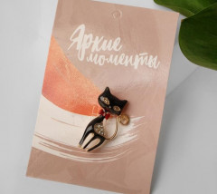 Брошь «Кошечка» - Фото 2