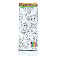 Скатерть бумажная и фломастеры «Рисуем вместе» - Фото 2