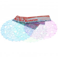 Коврик в раковину «Звезды», 29х29 см, цвет в ассортименте - Фото 1