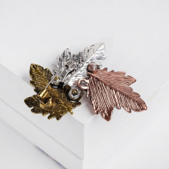 Брошь «Листья» - Фото 1