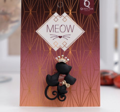 Брошь «Кошечки» - Фото 1