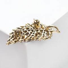 Брошь «Листочек» - Фото 1