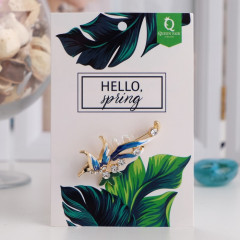 Брошь «Птица счастья» - Фото 2