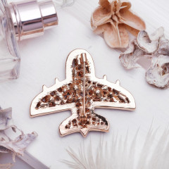 Брошь «Самолет» - Фото 1