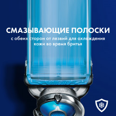 Кассеты сменные для мужской бритвы Gillette Fusion ProShield Chill (4 шт) - Фото 6