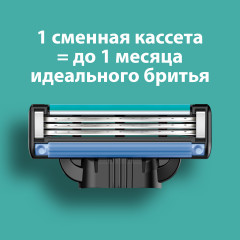 Бритва c 2 сменными кассетами - Фото 7