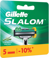 Сменные кассеты для бритья «Gillette Slalom» - Фото 1