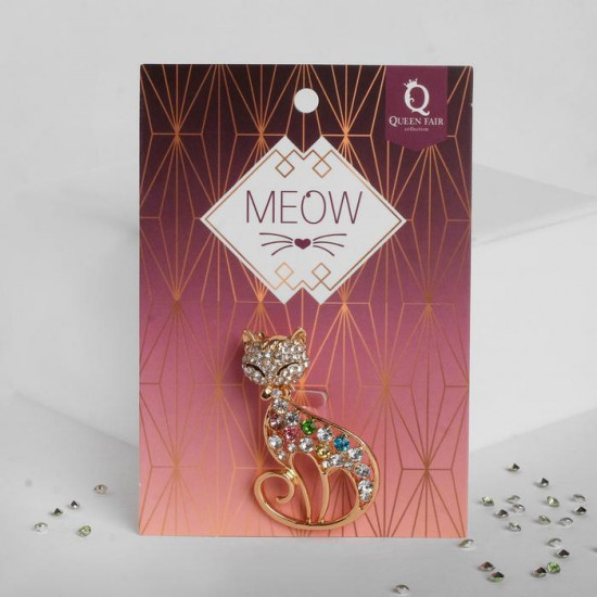 Брошь «Кошка»