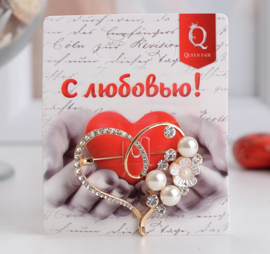 Брошь «Сердце»