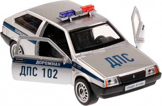Машина инерционная «Lada-2108 Спутник. Полиция»