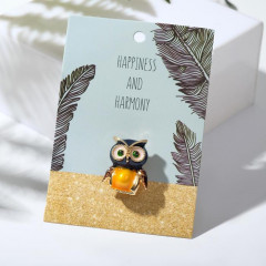 Брошь «Сова» - Фото 2